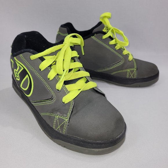 Heely's Grey & Yellow Running Shoes Boys 5 - Picture 1 of 6